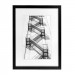 Wissellijst A0 Hout Zwart Breed met print