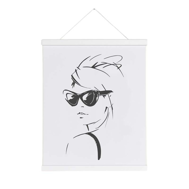 Posterhanger Wit 71cm