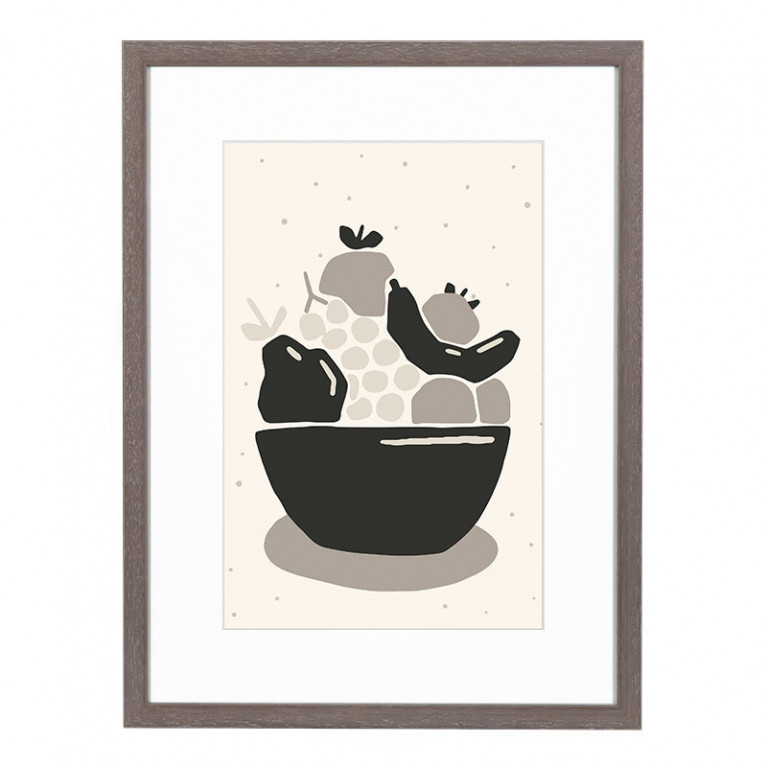 Wissellijst Vergrijsd A4 - Art Print en Passe Partout