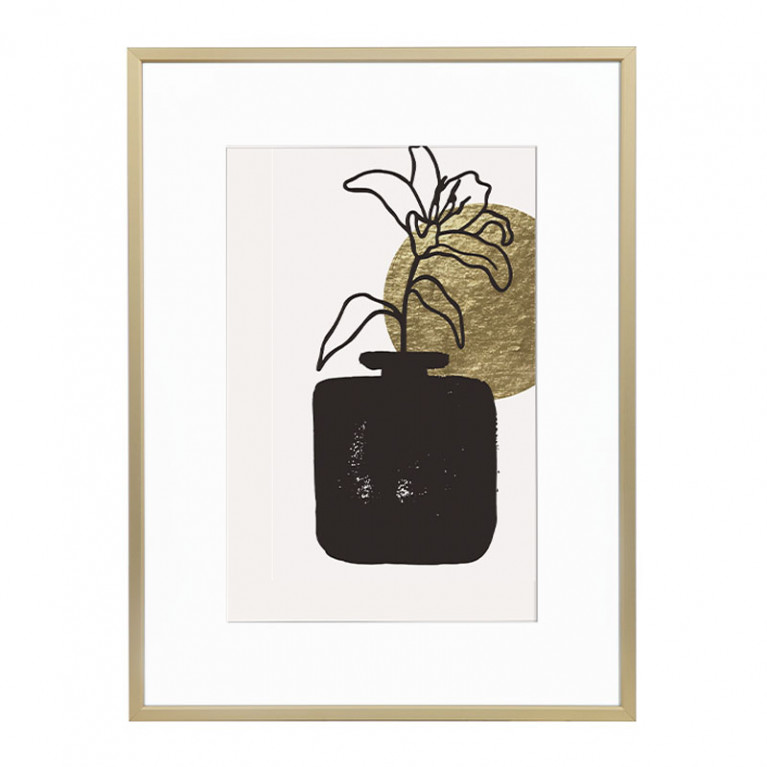 Wissellijst Champagne 40x50 cm - Art Print en Passe Partout