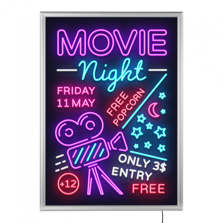Kliklijst LED Eco A3 25mm - Art Print