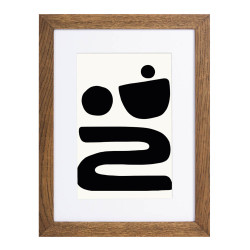 Vintlux Fotolijst Vesterby Massive - Eiken Donker 40x60 cm 