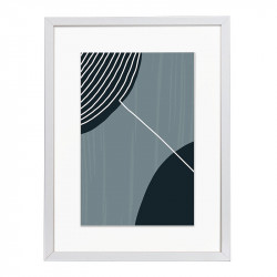 Wissellijst Hout Wit A2 - Art Print en Passe Partout