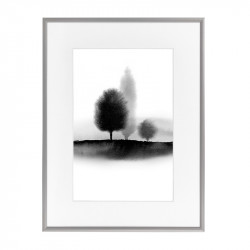Wissellijst 70x100cm Zilver met print