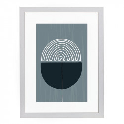 Wissellijst Hout Wit Breed A4 - Art Print en Passe Partout