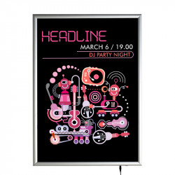 Kliklijst LED A4 25mm - Art Print