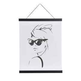 Posterhanger Zwart 22cm