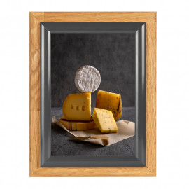 Kliklijst Royal Grey Oak A3 voorkant met poster