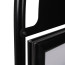 Stoepbord Round Tube A1 Zwart Deluxe header schroeven