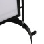 Stoepbord Round Tube B2 Zwart Deluxe detail