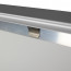 Stoepbord B1 DutchPro Zilver Bovenregel