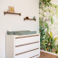 Foto Wandplank Eikenhout Donker 80 cm - Sfeer babykamer