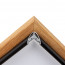 Kliklijst Royal Black Oak A1 hoek detail open