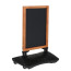 Krijtstoepbord Hout Magnetisch met watertank 67x86 cm zijaanzicht