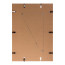Wissellijst Aluminium Mat Zwart 60x70 cm - Achterkant