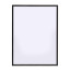 Wissellijst Aluminium Mat Zwart 30x30 cm - Leeg