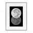 Wissellijst 50x60cm Zilver met print