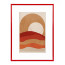 Wissellijst Rood A4 - Art Print en Passe Partout