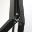 Stoepbord Slide-in A-model A1 Zwart - detail