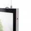 LED Bord Eco Magnetisch Zwart B2 Dubbelzijdig - Hoek detail