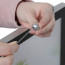 LED Bord Eco Magnetisch Zwart A4 Dubbelzijdig - Montage