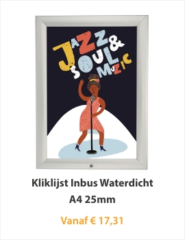 Kliklijst Inbus Waterdicht A4 35mm